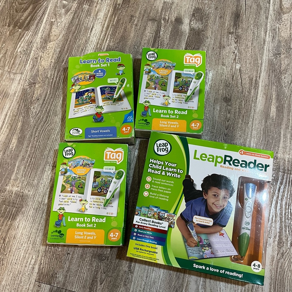 Leap frog learn to read set